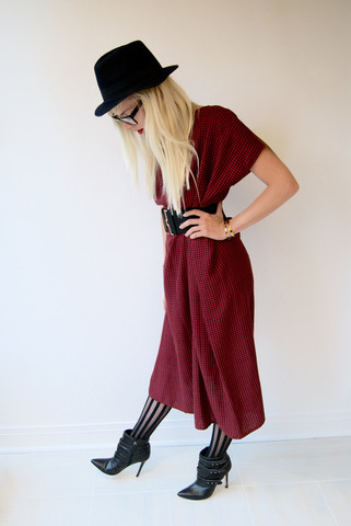 Houndstooth Fall Kaftan